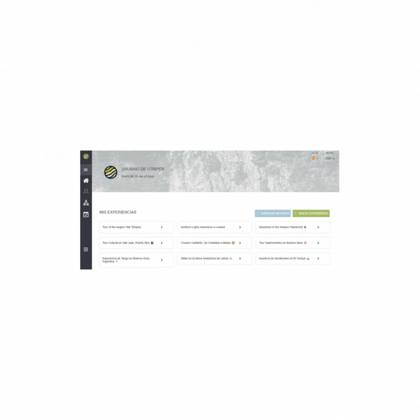 Steps to create an Experience